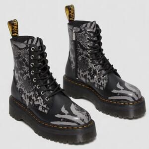 Dr. Martens Jadon Animal Clash Print Leather Unisex Boots men's 5 women's 6 new!